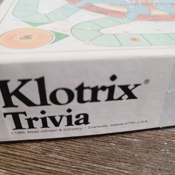 Vintage 80s Klotrix (Potassium Chloride ) Trivia Game Mead Johnson - Picture 8 of 15